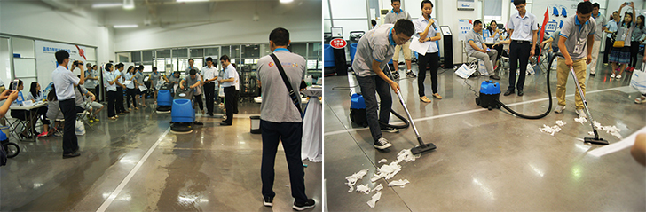 Gadlee嘉得力清洁技能比赛智能洗地机